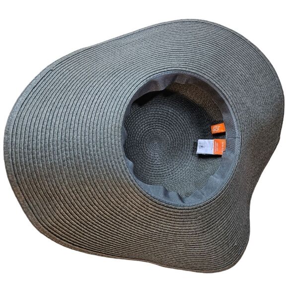 Joe Fresh Beachy Straw Hat Oversized Floppy One Size - Picture 6 of 7